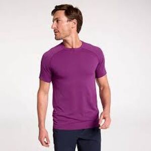 Vibrant Purple Men's Short Sleeve velocity tee shirt